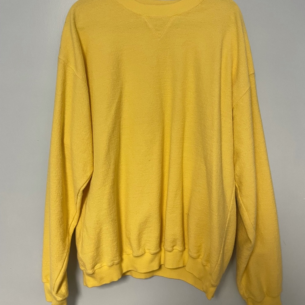 Bright Yellow Sweater. Brand LA Loving. Size XXL